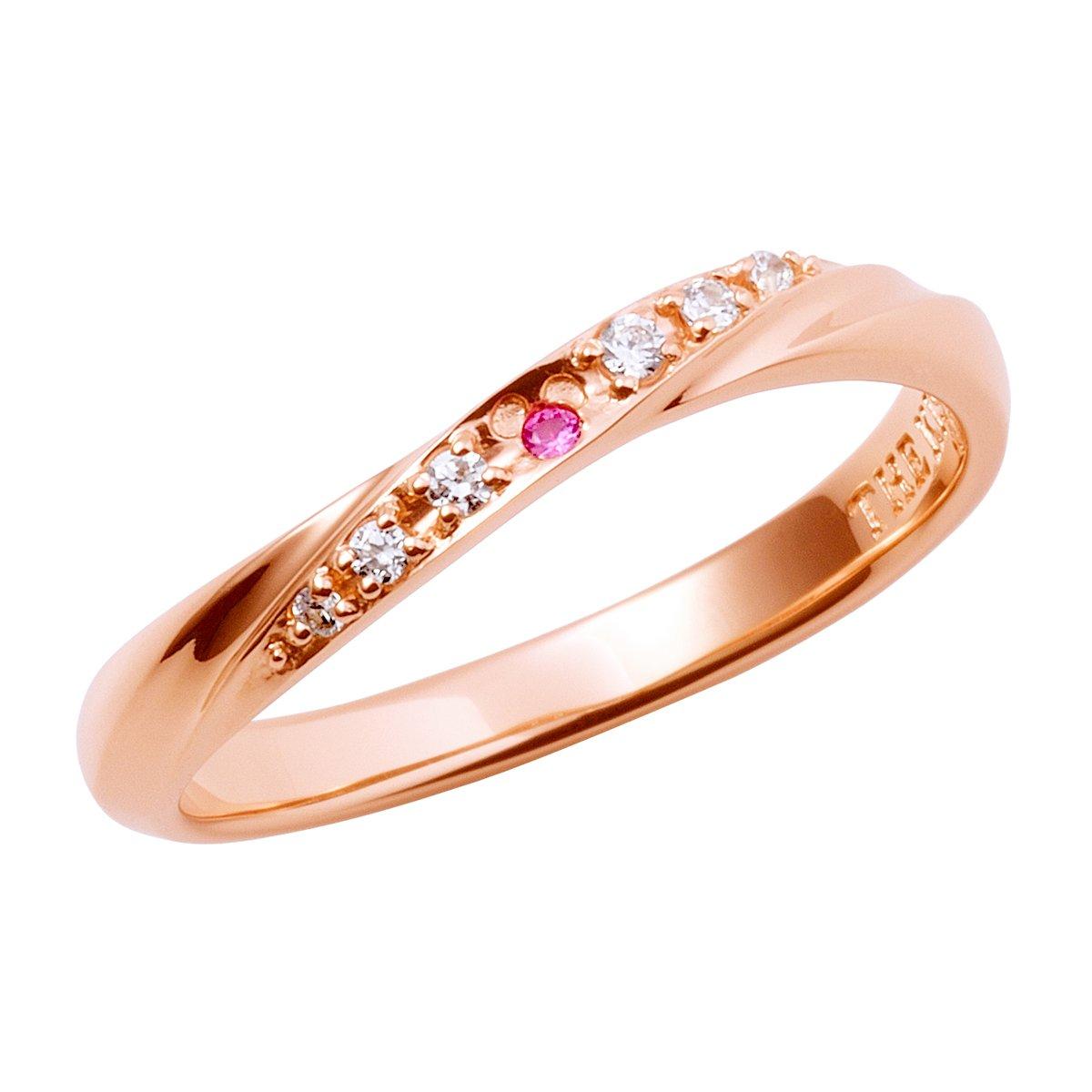 

THE KISS Size 11 Hidden Ring for Perfect for Gift Wrapping and Box Included DI-SR1821PSP [Disney Collection] Mickey/Silver Women, Christmas,