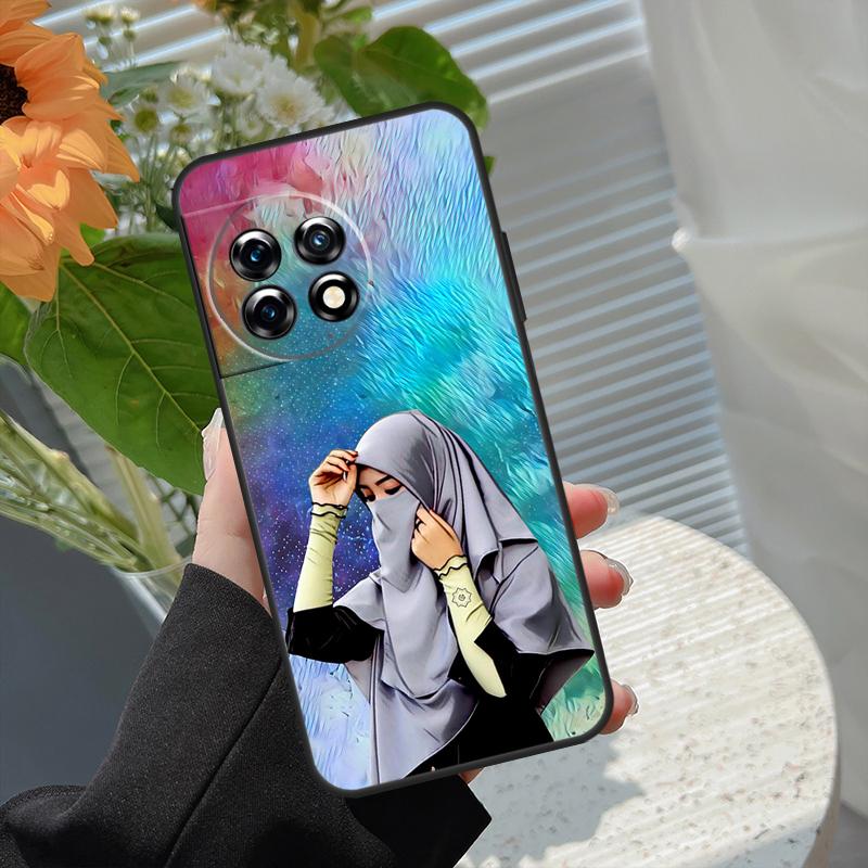 

Muslim Islamic Hijab Gril Case For OnePlus 15 15R 12 12R 13T 13R 13 11 10 10R 10T 8T Nord 5 CE 2 3 4 Lite N20 N30 Cover OnePlus Nord CE 2