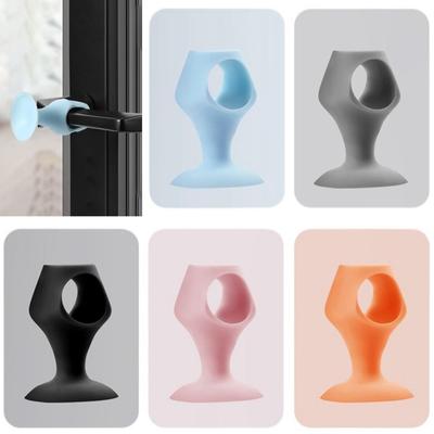 Wall Protectors Suction Cup Door Stopper Silicone Doorstop New Door Handle Crash Pad  Door