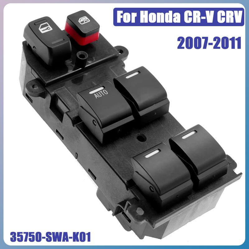 For Honda CR-V CRV 2007-2011 Electric Power Master Window Lifter Control Switch Button Panel 35750SWAK01 35750-SWA-K01