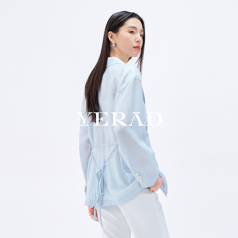 Light Oxygen Yalida Commuter Acetate Linen Lightweight Suit Coat Women's Silhouette Suit