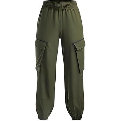Training Comfortable Breathable Woven Sports Pants Women Pants Army-Green 1386481-390