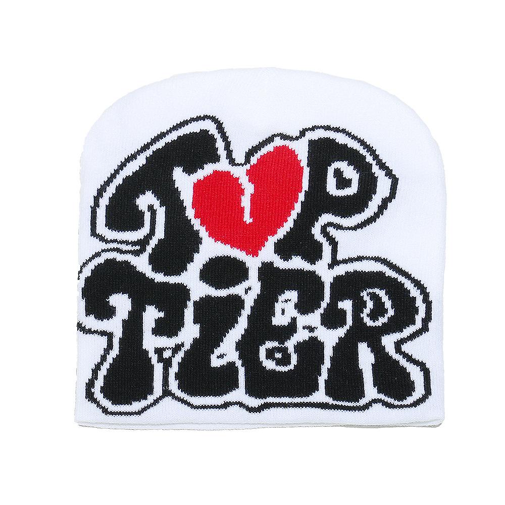 Jacquard Buchstaben Mütze Winter Kalt Warm Liebe Wollmütze Strickmütze Kaltmütze Männer und Frauen