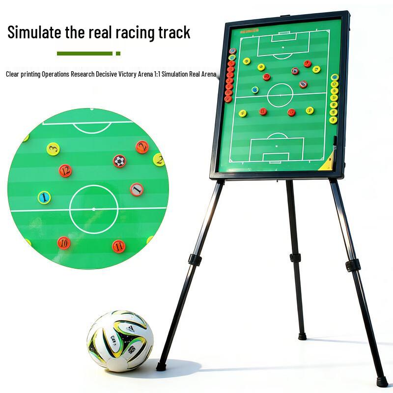 LISM Foldable Football Basketball Coach Tactic Board