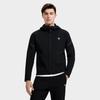 FILA Color Block Logo Minimalist Sports Fitness Knitted Jacket Men Jacket Deep-Black A11M311506FBK