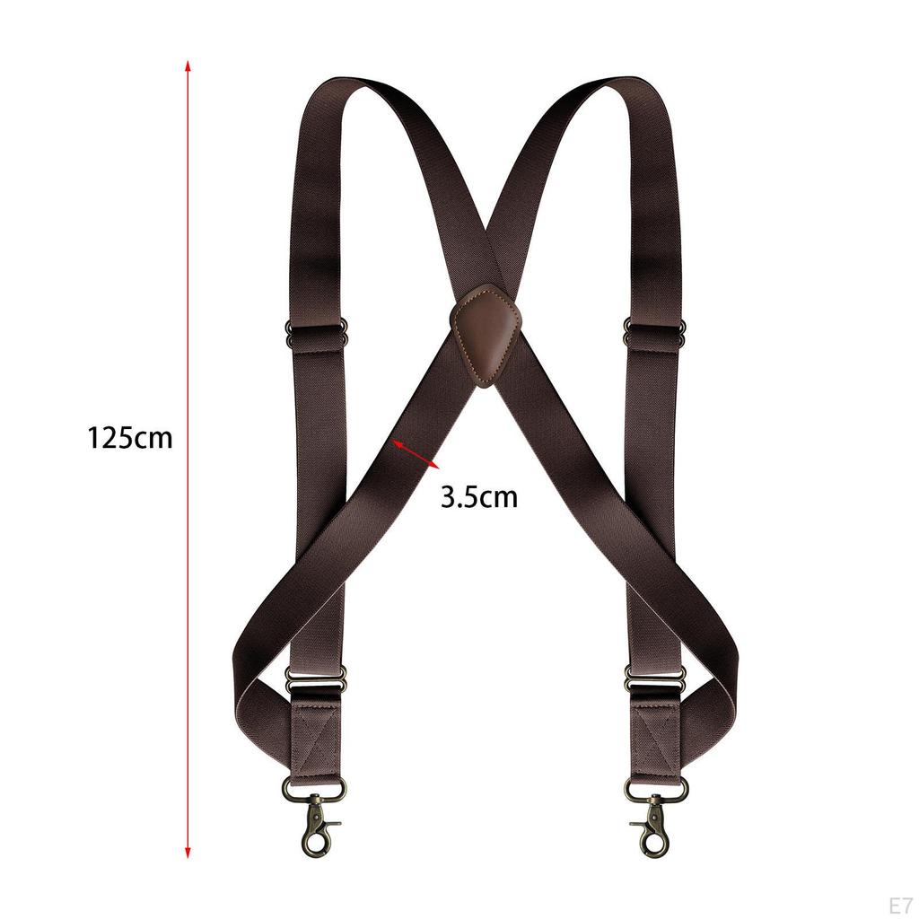 Classic Mens X-Type Suspenders with Swivel Hooks