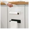 Adhesive Paper Towel Holder - AIMOONSA - 26.5×7×22 Cm - Carbon Steel - White - Wall/Under-cabinet Mounting