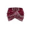 Bohemian Wide Edge Sports Headband Ladies Stretch Cross Print Yoga Stretch Hair Accessories Headband