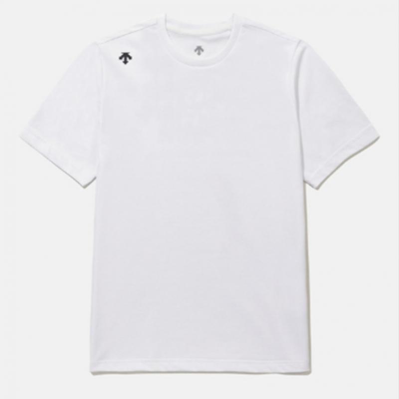 DescenTe Warding Backgraphic ShorT Sleeve T shirT B1 sq123uTs31 Mgry prnT whT0