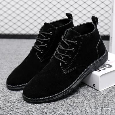 Herenschoenen High-top Casual Schoenen Hoge Kwaliteit Suède Chelsea Boots Mode Britse Enkellaarsjes Zakelijke Oxfords Schoenen