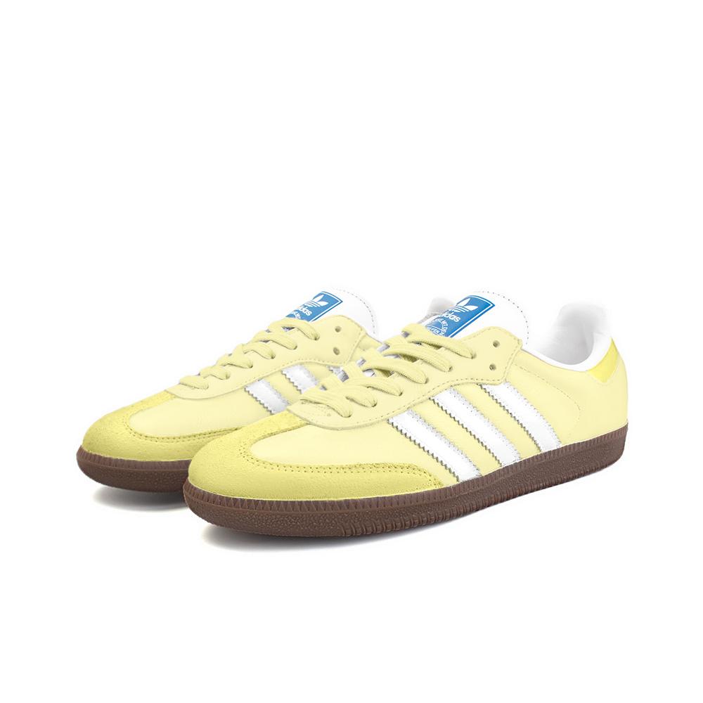 Adidas Originals SAMBA OG Slip Resistant Low top Skateboard Shoes Unisex Yellow B75806(Team354-)