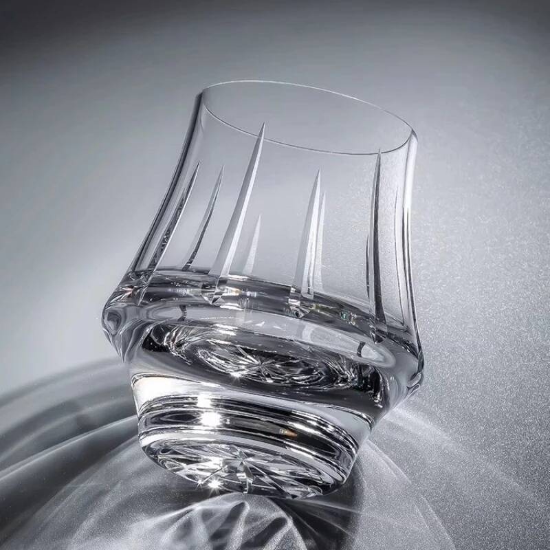 

Hand Cut Crystal Whiskey Glasses Luxury For Man Wine Tasting Cup 24K Gold Foil Fujiyama Mountain Japanese Whisky Nosing Tumbler 180ml