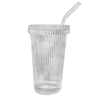 375ml Coffee Mugs Wine Glasses Striped Whiskey Glass Water Cups Drinking Cup