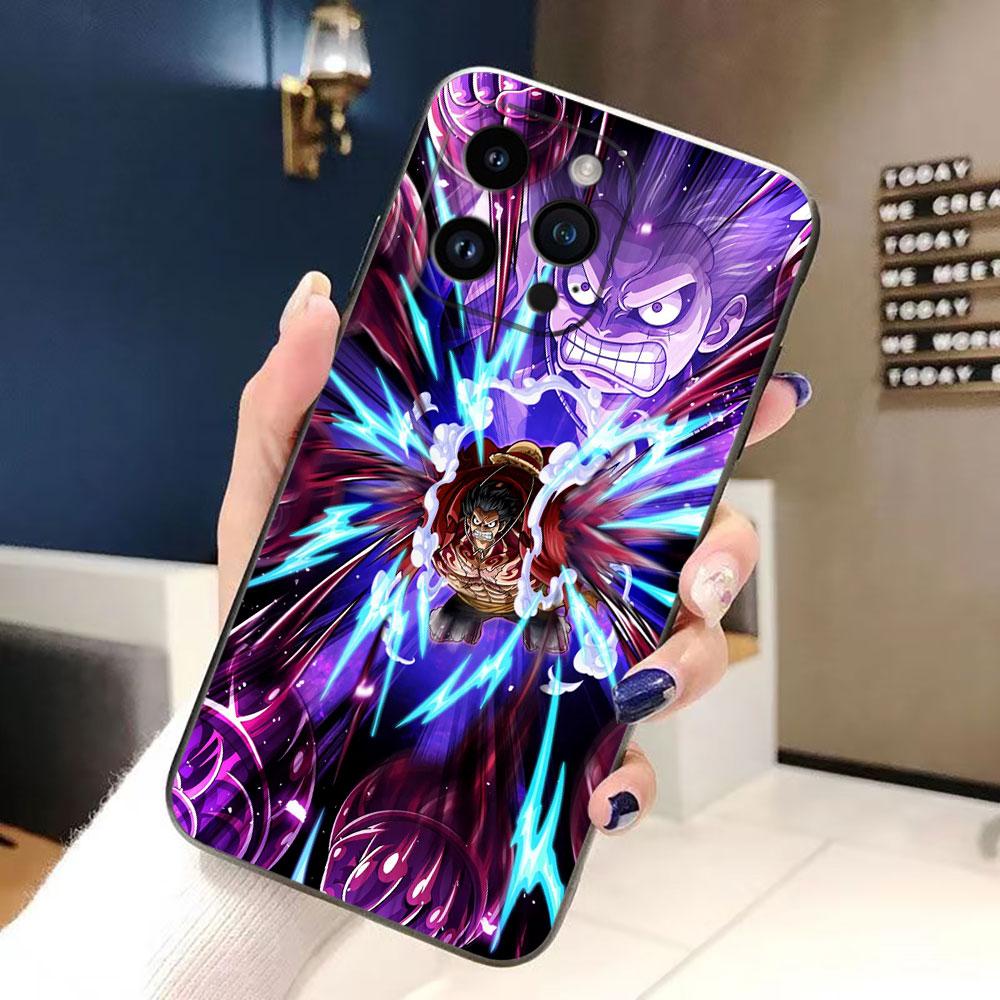 One Piece Monkey D Luffy Nina Cover Phone Case For Iphone Apple 17 AIR 16E 16 15 14 13 12 11 Pro XR Max 8 7 Plus TPU Case Funda