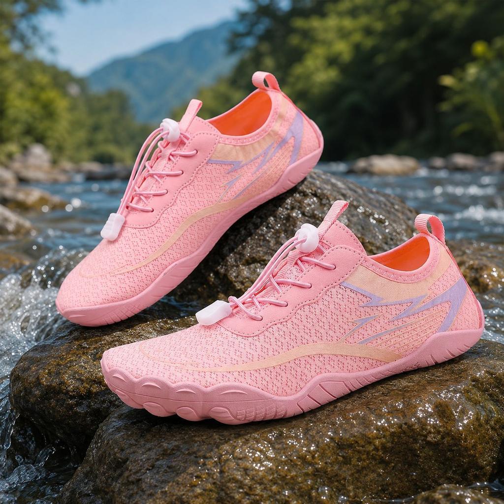 Unisex Water Shoes: Quick-Dry Barefoot Five-Finger Shoes for Swimming, Snorkeling, Beach, & Cut-Resistant Outdoor Wading