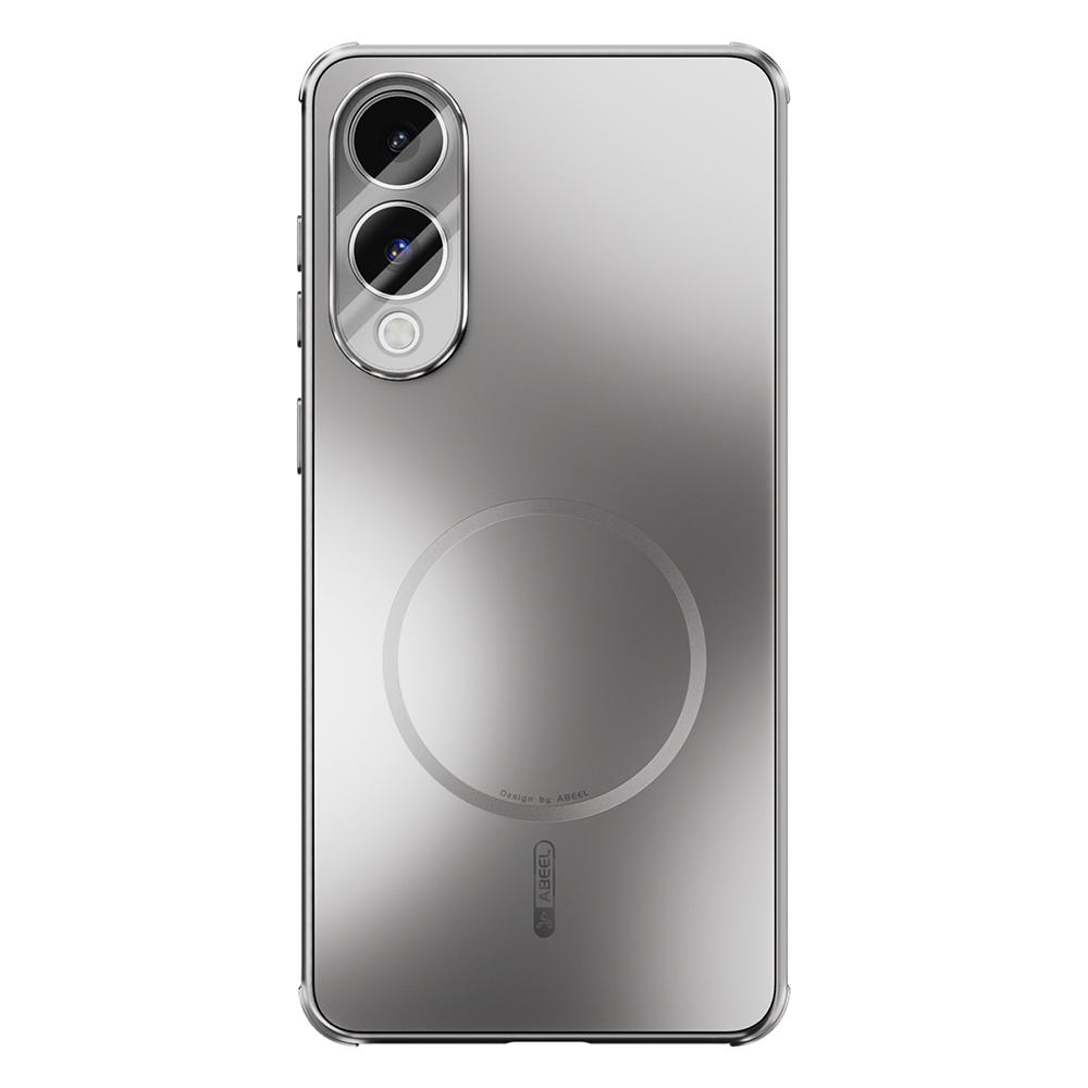 ABEEL For Samsung Galaxy S25 Edge Magnetic Case TPU PC Cooling Matte Phone Back Cover with Lens Film