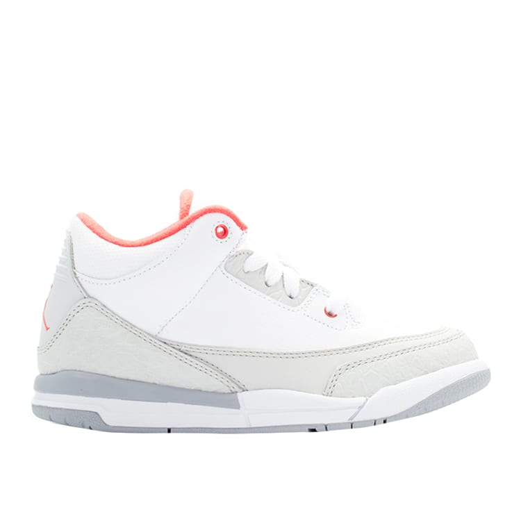 Jordan Air Jordan 3 Leather Comfortable Slip Resistant Abrasion Resistant Slip Resistant Abrasion Resistant Mid top 441141-101