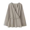 Kaslead New Arrival Women's Clothing Fashion Style Double Breasted Kimono Outerwear Casual Pants 5427743 5427431