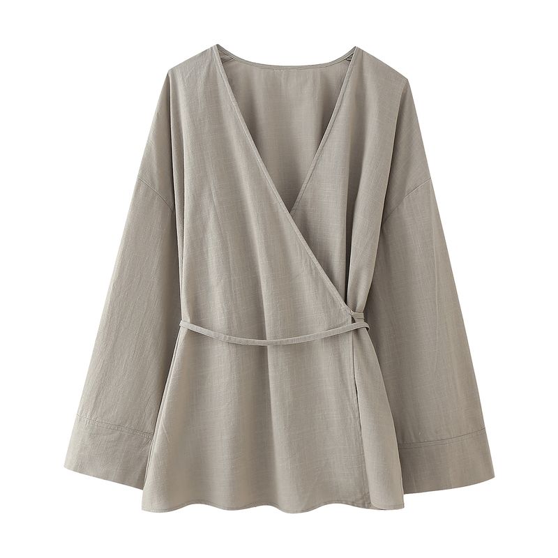 Kaslead New Arrival Women's Clothing Fashion Style Double Breasted Kimono Outerwear Casual Pants 5427743 5427431