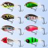Durable Plastic Fishing Lure Lifelike Eye Rotating Tail Artificial Fishing Tackle 6.5cm 7g Tackle Lures Topwater