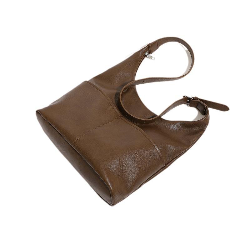 Underarm Large-capacity Mother and Child Bag Women's 2025 Summer Trendy New Retro Fashion Tote Bag Niche Shoulder Bag