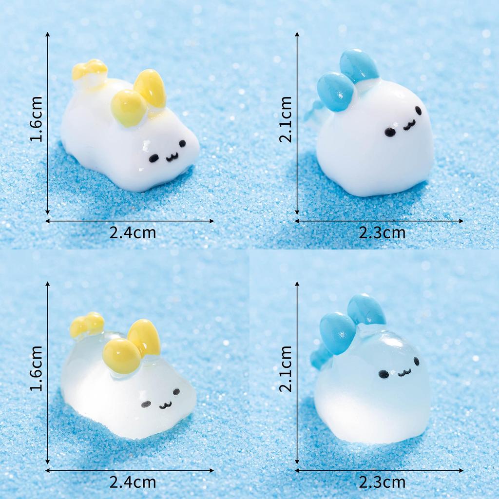 Resin Sea Animal Decor Lightup Night Glow Sea Hare Figurine For Kids Room Decor