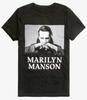 Marilyn Manson HAND TATTOO PORTRAIT 100% Cotton T-shirt Mens Tees Top NEW Authentic & Licensed