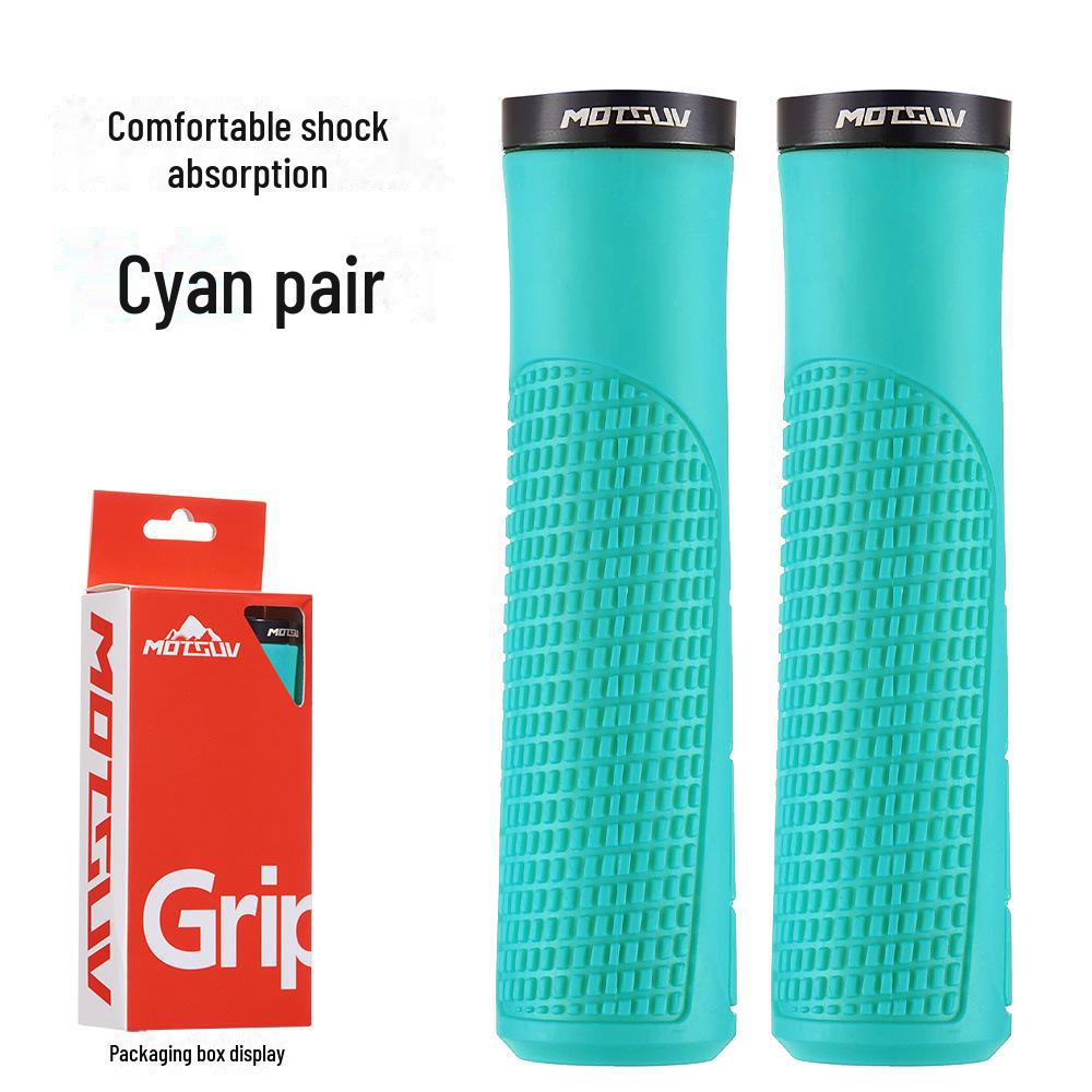 Universal Non-Slip Rubber Bike Handlebar Grips: Lightweight and Compatible with Mountain, Fixed Gear, and Folding Bikes