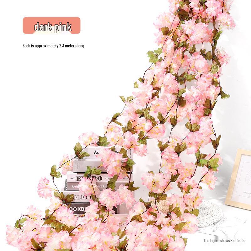 Cherry Blossom Vine Wall Hanging for Outdoor and Indoor Ceiling Decor