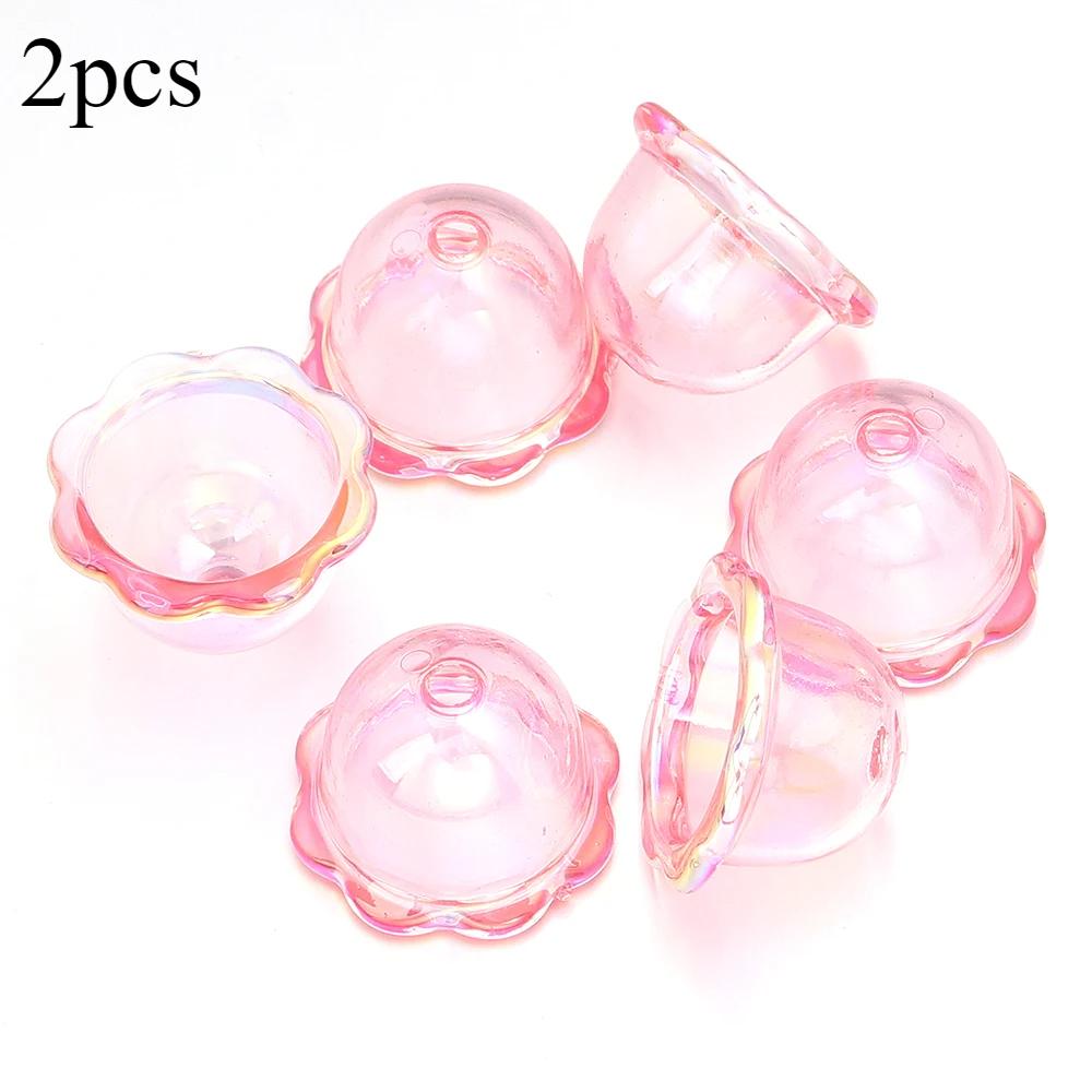 Glitter Wind Bell Spacer Jellyfish Beads Ornament DIY Decoration Phone Chain Ornament Making Accessories Handmade Crafts