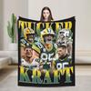 Heated Rivalry Blankets Fleece Print  Breathable Warm Throw Blanket for Bed Bedroom Bedspreads