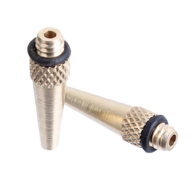 1 Set of Bike Tire Adapters Brass Presta Schrader Adapter Tools