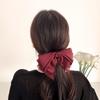 Silk Double-wing Cubic Hairpin (wine)