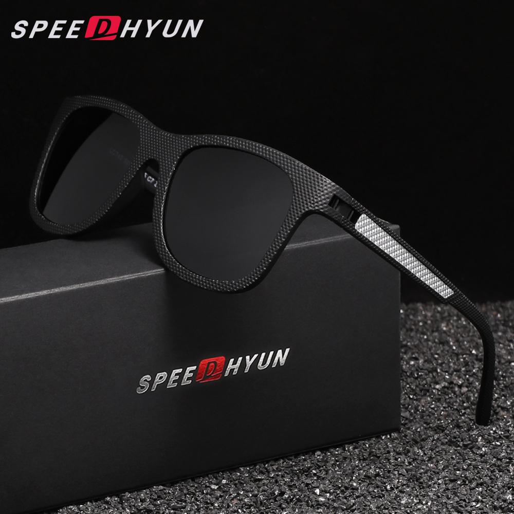 

SPEEDHYUN Поляризовані сонцезахисні окуляри Anti-UV400 Чоловічі Жіночі Антиблікові Дзеркальні Лінзи Окуляри Легкі Окуляри