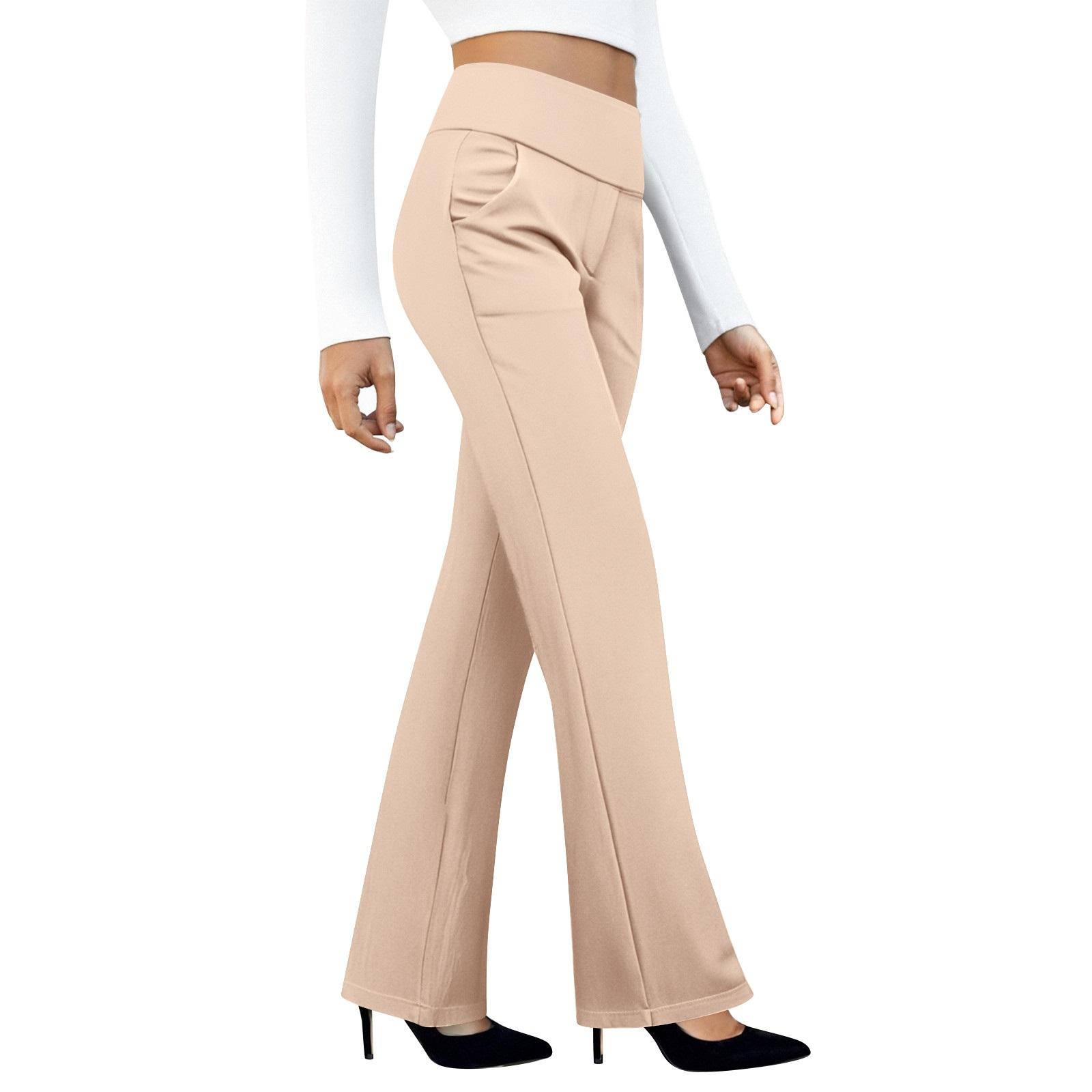 

Women s Yoga Pants Casual Pants Slacks With Pockets High Waist XXL