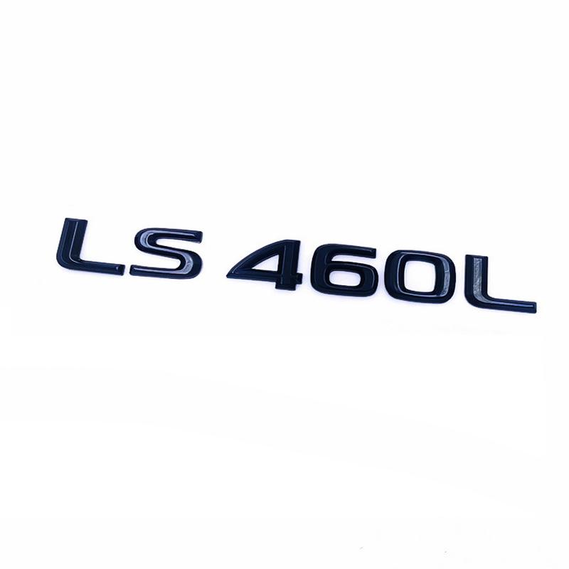 Car Trunk ABS Chrome Letters Logos Badge Emblem Decals Styling Sticker For Lexus LS LS350 LS400 LS460 LS460L Accessories