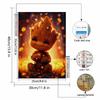 DIY Diamond Painting Lovely Tree Man Cross Stitch Kit Mosaic Art Diamond Painting Full Circle Diamond Home Decoration