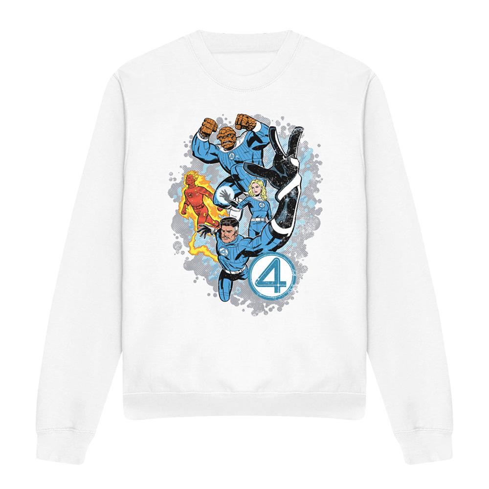 Fantastic Four Unisex Adult The First Family Together Sweatshirt