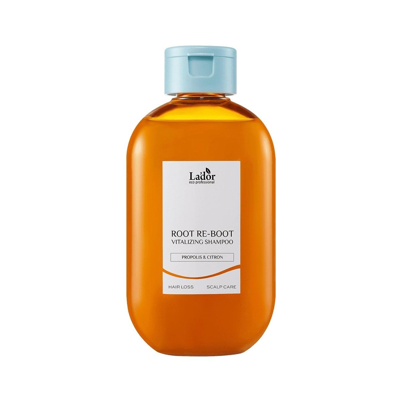

Шампунь для сухої шкіри голови Root Re-Boot Vitalizing Shampoo Propolis & Citron Lador 300 мл