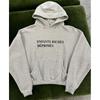 Unisex Oversized Hoodie With Distressed Washed Cotton Print Streetwear Youth Fall
