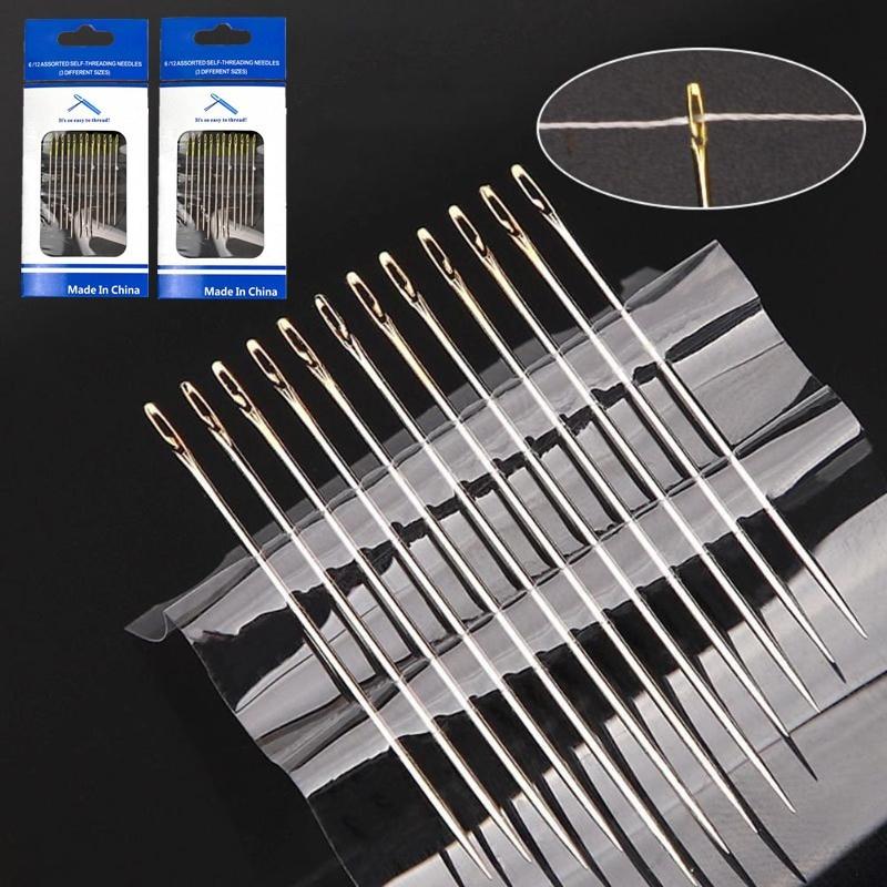 Set of Hardened Steel Sewing Needles