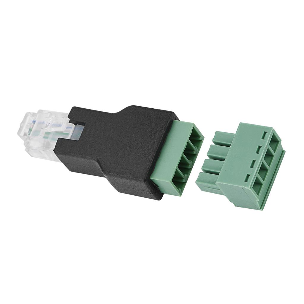 Ethernet Connector RJ11 6P4C Male To 4 Pin Screw Terminal Connector
