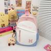 Children's Travel Primary School Backpack 2025 Japanese Sweet Contrasting Color Forest Girl Travel Shopping Boy Backpack
