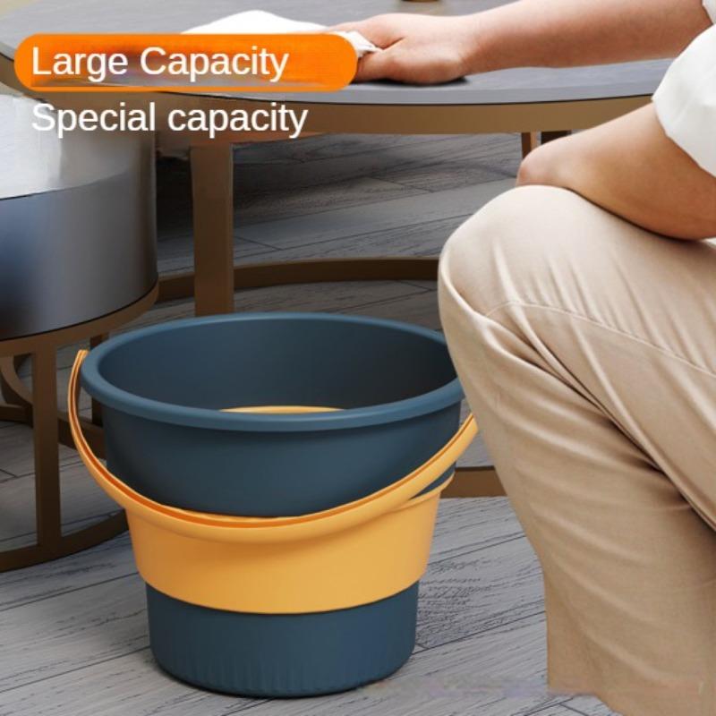17LSilicone Bucket for Fishing Promotion Folding Bucket Car Wash Outdoor Fishing Supplies Square Bathroom Kitchen Camp Bucket