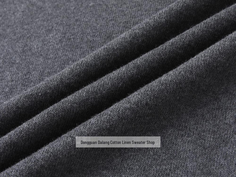 Gilet a Maglia Senza Maniche in Cotone, Girocollo, Lavorazione a Maglia Tinta Unita - Autunno/Inverno