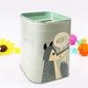 Cartoon Tin Pen Holder & Piggy Bank for Kids