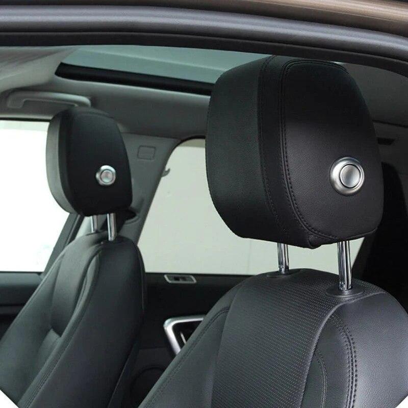 New Style Front Seat Head Rest Headrest Adjust Button Cover Trim For Land Rover Discovery Sport 2015 2016 2017