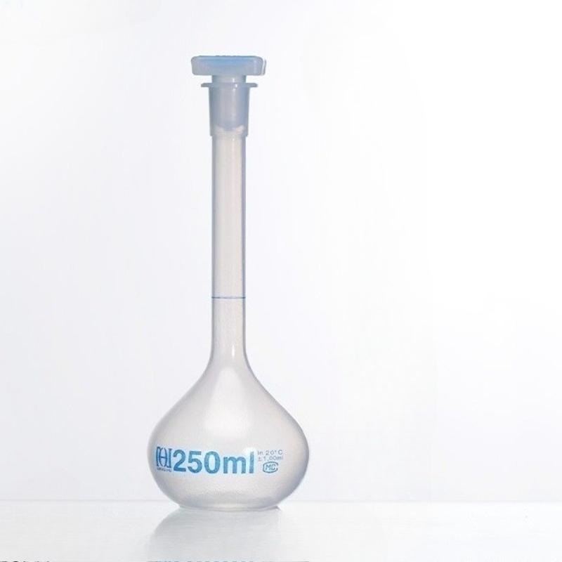 1 Stück 50ml/100ml/250ml/500ml 1 Stück Messkolben mit einer Teilung Messkolben Graduierte Flasche für chemische Tests