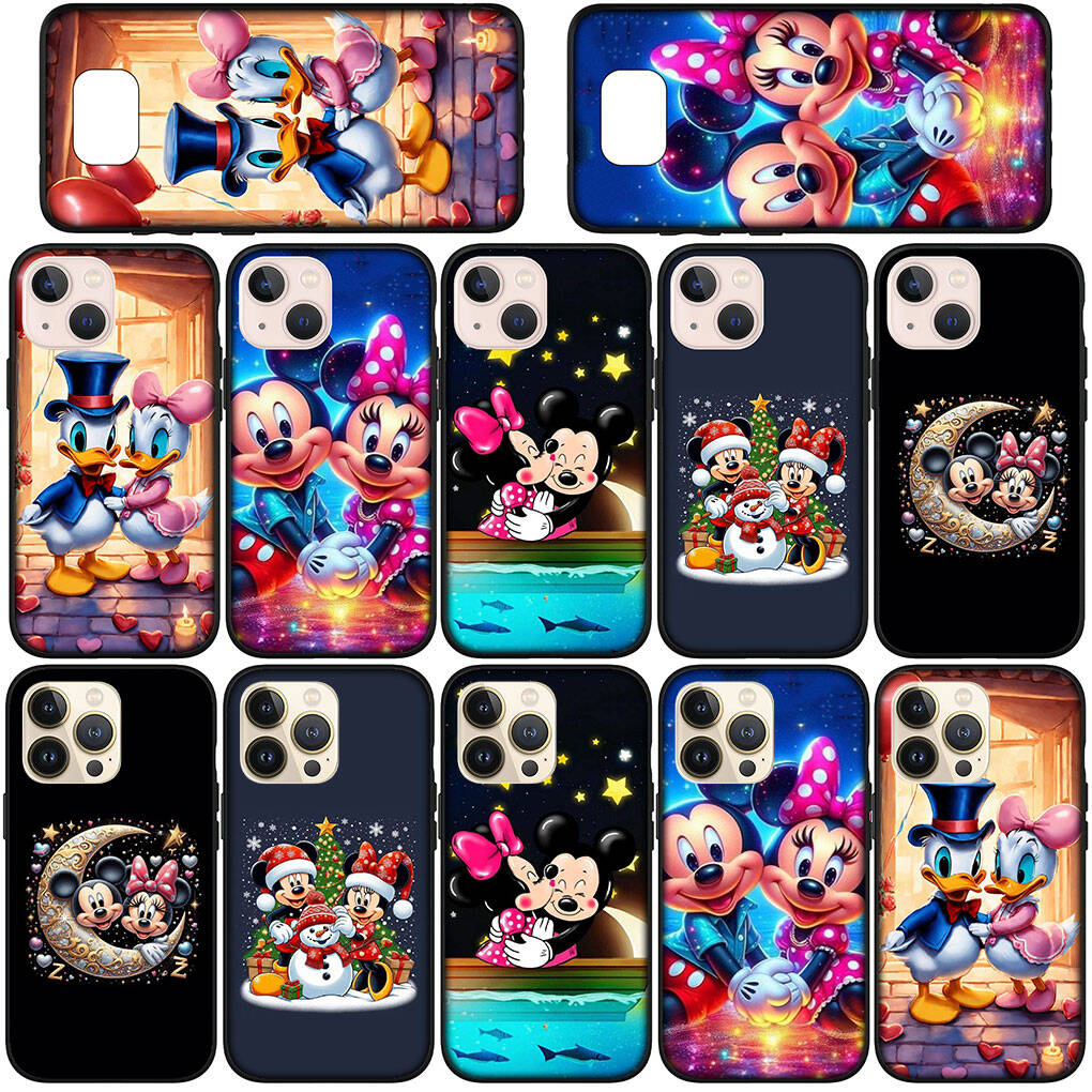 for iPhone 17 16 15 Xiaomi Poco F7 F8 X7 X6 C85 C75 C71 M8 Redmi Note 14 13 12 11 Pro Max 14C 13C 15C A3 A4 12C Phone Case Minnie Mickey Mouse Cover