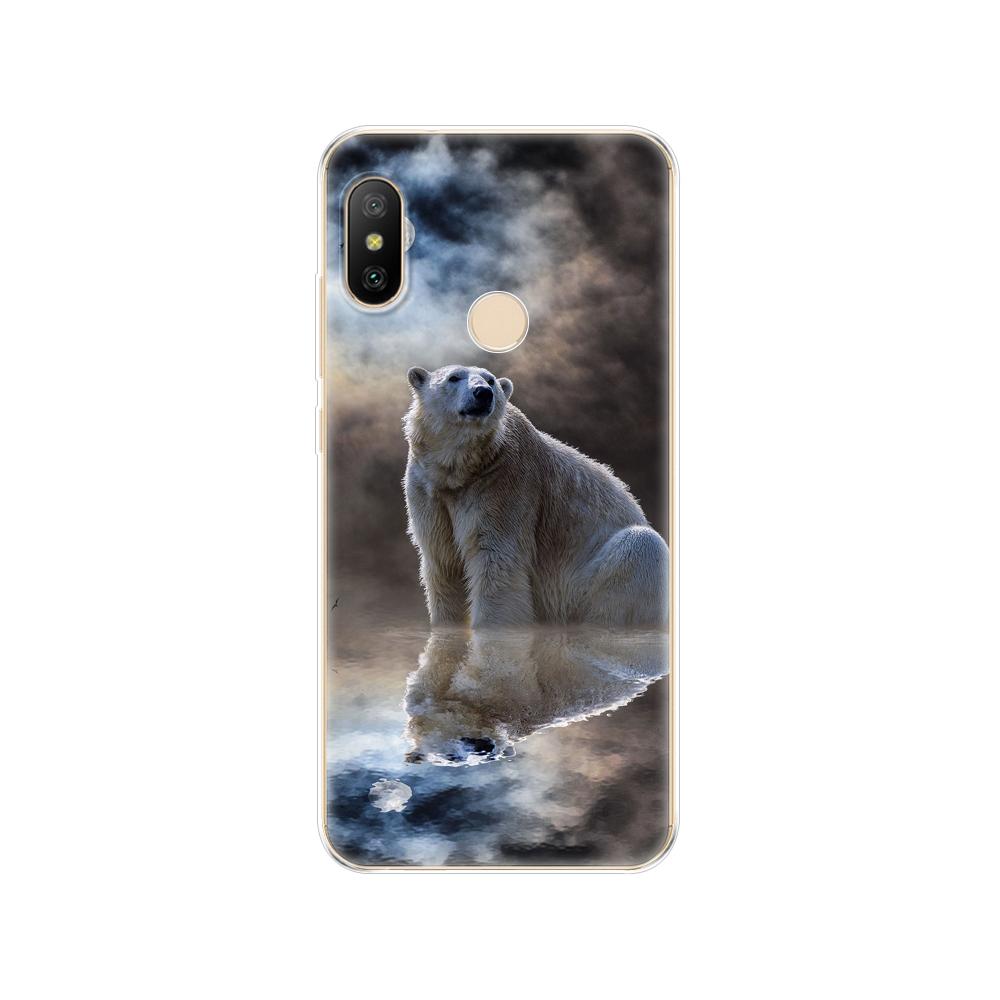 Silikonové pouzdro pro Xiaomi MI A2 LITE Case Full Protection Měkký tpu Zadní kryt Telefon Pouzdra pro Xiomi MI A2 LITE nárazník Coque